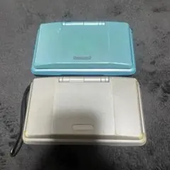 ニンテンドーDS 本体 シルバー ブルー 2台セット ジャンク品 訳あり品