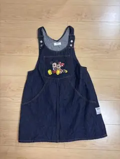 DisneyxMOUSSY ミッキー ミニーデニムオーバーオール サイズ1