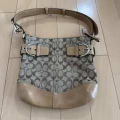 COACH ショルダーバッグ ブラウン/ベージュ