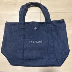BAYFLOW ネイビーストライプトートバッグのサムネイル
