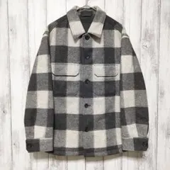 UNIQLO ユニクロ (S)　オーバーシャツジャケット チェック　男女兼用