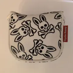 Psycho Bunny パター用 ヘッドカバー ホワイト
