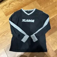 XLARGE KIDS Vネック長袖カットソー 130