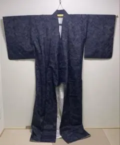 昭和レトロ　ヴィンテージ　着物　和装　花柄 訪問着　アンティーク　リメイク