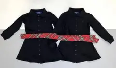 【２枚セット】【タグ付き】POLO RALPH LAUREN 黒ワンピース　90