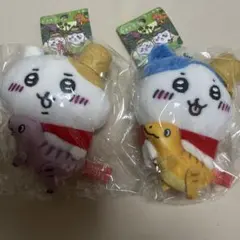 ご当地ちいかわ　マスコット　福井限定版　２体set　恐竜ちいかわ＆ハチワレ