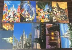 東京ディズニーランド ポストカード 9枚 まとめ売り 昭和レトロ