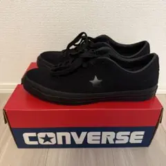 CONVERSE ブラック スエード スニーカー