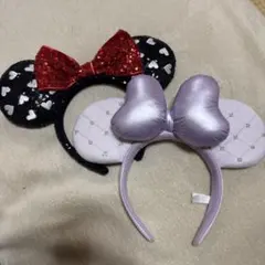 ディズニー ミニーちゃん カチューシャ 2点