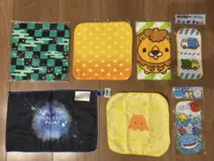 ハンカチセット 7枚 動物・車デザイン等