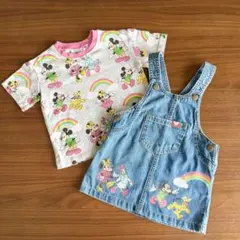 NEXT デニムワンピース Tシャツ ディズニー