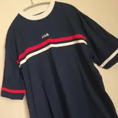 FILA ネイビー 半袖Tシャツ