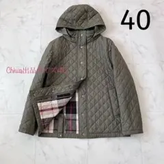 マッキントッシュ　ロンドン　フード付きキルティング　ジャケット　サイズ40コート