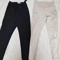 マタニティ ストレッチ パンツ2色セット　LEPSIM　CECIL McBEE