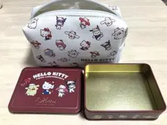 HELLO KITTY 50th Anniversary ポーチと空缶２点セット