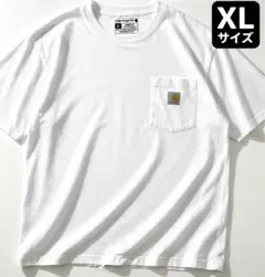 Carhartt ポケットT 白 XL ルーズフィット 美品