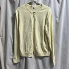 UNIQLO 長袖カーディガン Lサイズ イエロー