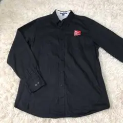 PORT AUTHORITY 長袖シャツ　黒シャツ　オーバーサイズ　ワークシャツ