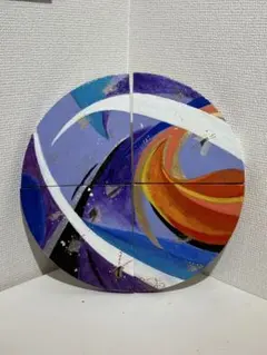 矢倉暢子「ぱらら20-3」F6 油彩 抽象画 キャンバス原画 ハンドメイド