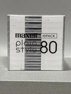 맥셀 플레인 스타일 80분 10매 팩 MD