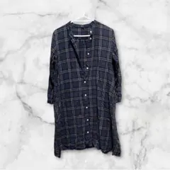 UNIQLO KIDS チェック柄 長袖シャツ 160