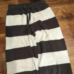 gelatopique 太ボーダーふわもこパンツ　ルームウェア