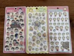 ボンボンドロップシール コジコジ ちびまる子ちゃん プチドロ3枚セット