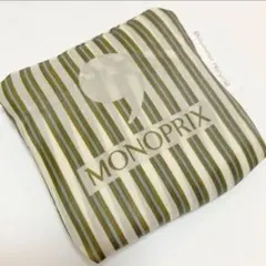 MONOPRIX モノプリ エコバッグ ストライプ柄