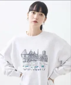 シティビュー 刺繍ロゴ スウェット プルオーバー　フリークスストア