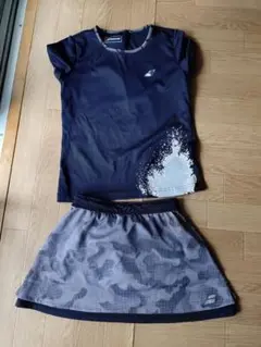 テニスウェアセット ネイビー・グレー