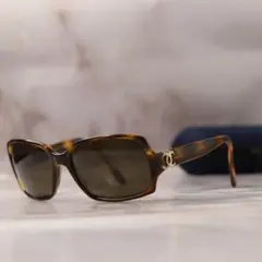 CHANEL archive y2k スクエア ココ べっ甲 レトロ サングラス