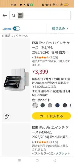 ESR iPad Pro11インチ ケース (M5/M4, 2025/2024)