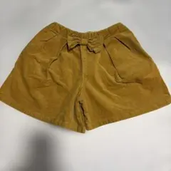 GU キッズ　130cm ショートパンツ　コーデュロイ