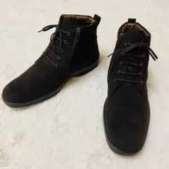 未使用級！TOP DRY レースアップ ブーツ サイドジップ　ゴアテックス　幅広