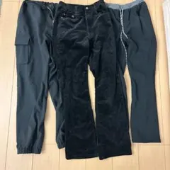 エルコペック長ズボンロングパンツ160cmブラック黒3点セット秋冬