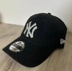 New Era 9TWENTY ブラックキャップ　ストーン付き　キラキラ
