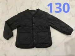 UNIQLOキッズウォームパデッドウォッシャブルカーディガン130cm ブラック