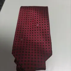 GUCCI ネクタイ レッド系 総柄 グッチネクタイ GUCCIネクタイ