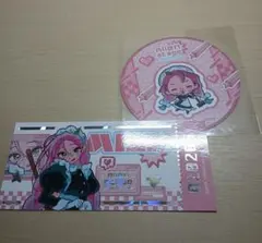 エイリアンステージ アニメイトカフェ ミジ　コースター　箔押しチケットカード