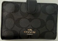 COACH 二つ折り財布 黒