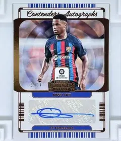 PANINI アンス ファティ 直筆サイン入り バルセロナ 64シリ Auto