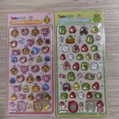 たまごっち ボンボンドロップシール　めめっち　くちぱっち　2点セット　正規品