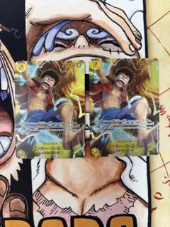 モンキー・D・ルフィ　【SEC シークレット】　【神の島の冒険】2枚