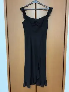 マルイ ru ブラックパーティードレス ワンピース LL