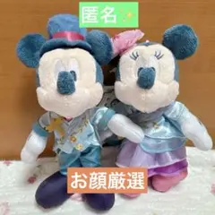 ミッキーミニーぬいぐるみバッジ