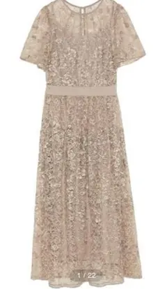 snidel スナイデル　エンブロイダリーレースドレス