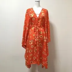 極美品✨】ダイアンフォンフォンファステンバーグ ワンピース オレンジ