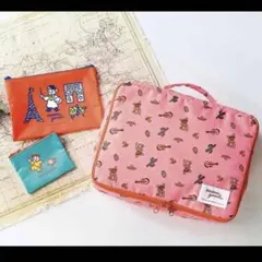 オサムグッズ　ポーチ　バッグインバッグ　リンネル