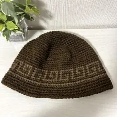 189クラシックハット☆クラッシャーハット☆バケットハット☆手編みニット帽