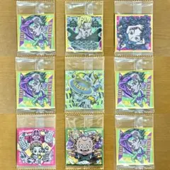 ジョジョ4部シールウエハース1 岸辺露伴 山岸由花子 辻彩 矢安宮重清9枚セット